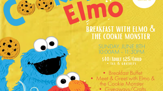 Breakfast with Cookie Monster & Elmo foto