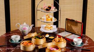 The Art of Mahjong Afternoon Tea Photo