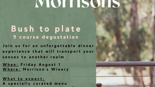Bush to Plate degustation dinner foto