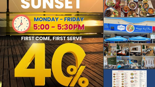 HAPPY SUNSET - 40% OFF ALL MENU (DRINK EXCLUDED) foto