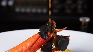 Diner gastronomique aux truffes foto