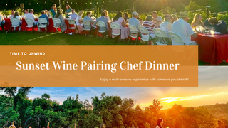Sunset Wine Pairing Chef Dinner foto