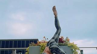 Poolside Yoga with Johanna Kuhl 6/21 Photo