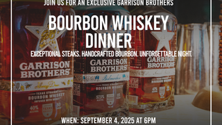 Four-Course Garrison Brothers Bourbon Dinner! foto