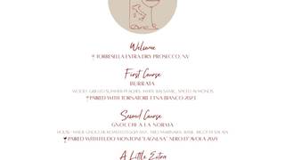 An Evening in Italia: A Wine + Dinner Pairing Photo