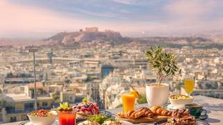 Breakfast with a view foto
