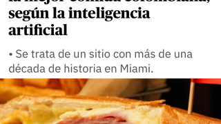 The best Colombian food, according to IA foto