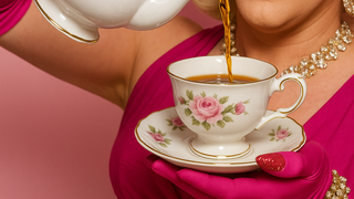 Skyline Soirée: An Elegant High Tea Celebration Photo