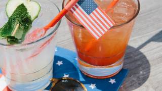 Red, White & Aqua Photo