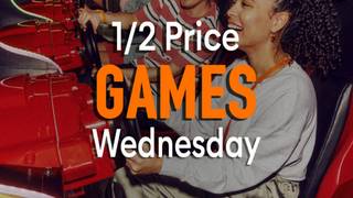 ½ Price Games Wednesday ALL DAY! Photo