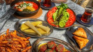 Turkish breakfast "Serpme" photo