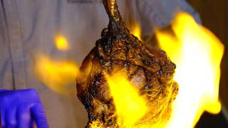 Flaming 60oz A5 Wagyu Tomahawk Experience photo