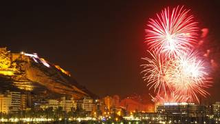 Silvester über den Dächern von Aachen photo