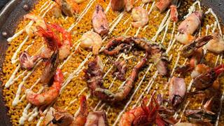 Carabinero Prawns Paella foto