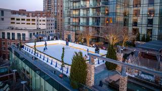 Winter Village: Cabana & Skate Photo