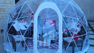 Snow Globe Experience at Westin Stonebriar (igloo) photo