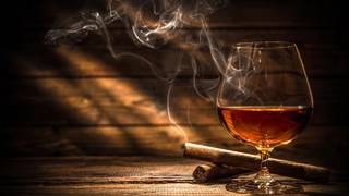 Cigar & Cognac Night Photo