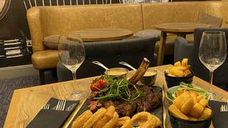 Tomahawk steak for two - £65 Photo