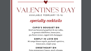 Valentine's Day Prix Fixe foto