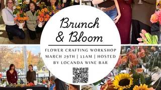 Brunch & Bloom - Flower Crafting Workshop photo