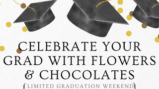 Graduation Bouquet & Chocolate Package foto
