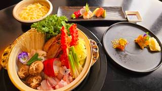 Winter Japanese Seafood Hot-Pot Photo