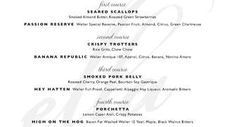 Weller Bourbon Dinner Photo