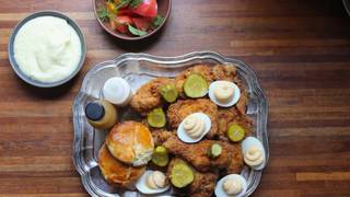 No Menu Tuesday Fried Chicken and Chamapgne Photo