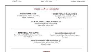 Summer Set Menu Photo