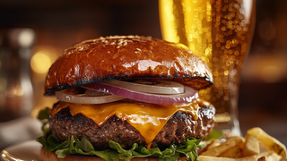 Monday Burger, Fries & Beer $18 Photo