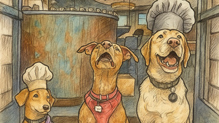 Wine with Dogs Photo