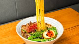 Chefs special Pork Belly ramen noodle soup $35 foto