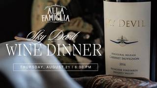 Sky Devil Wine Dinner at Alla Famiglia Photo