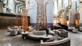 Une photo du restaurant Obaya Lounge - Four Seasons Hotel Riyadh at Kingdom Centre