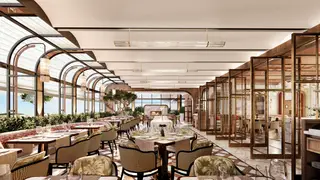 A photo of Cafe Boulud Four Seasons Hotel Riyadh at Kingdom Center restaurant