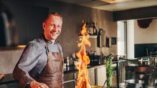 Une photo du restaurant Zeppelin Hangar Steakhouse