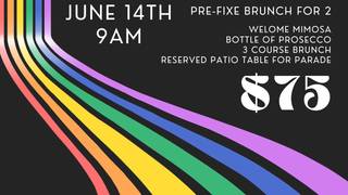 Pride Parade on the Patio for 2 foto