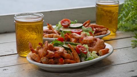 Voodoo Shrimp Poboy - Picture of BLUEGILL Restaurant, Spanish Fort