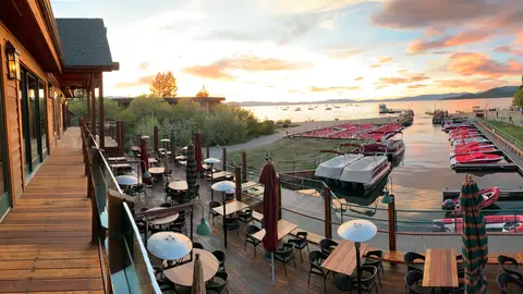 Summer shade. Outdoor dining is - South Coast Plaza