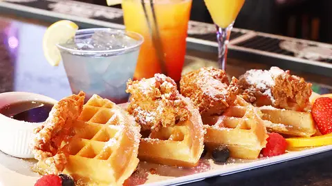 This Detroit Brunch Spot Serves Gigantic Mimosas To Share With
