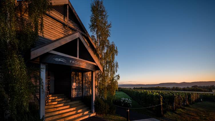 Frogmore Creek Cellar Door Restaurant in Cambridge AU TAS