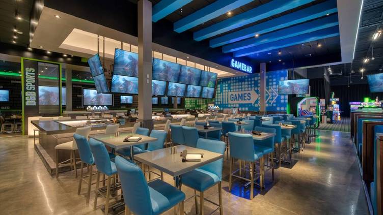 Dave & Buster's Rancho Mirage opening with flag search, prizes