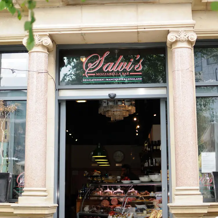 Salvis Entrance - Salvi's Mozzarella Bar, Manchester, 