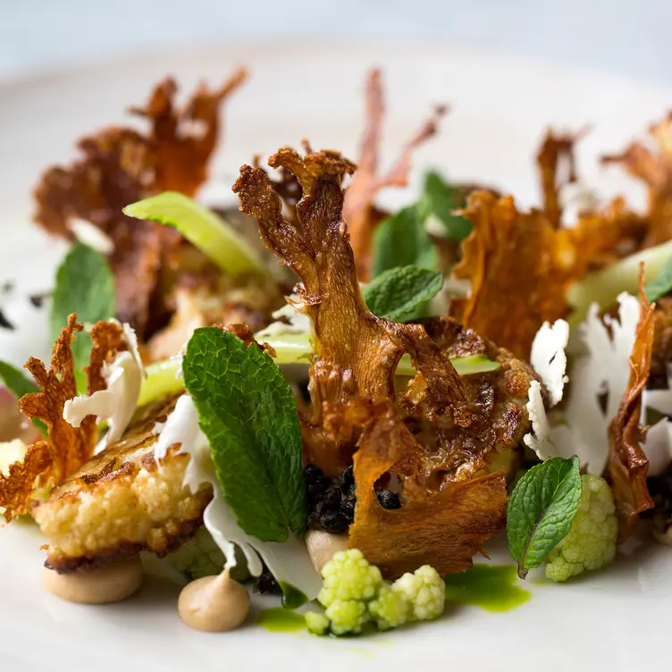 Yeasted Cauliflower, Raisins, Capers & Mint - Typing Room, London, 
