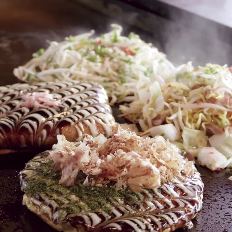 Okonomiyaki, Yakisoba, Yoshokuyaki & Pumonju Okonomiyaki, Yakisoba, Yoshokuyaki & Pumonju - Okonomiyaki CHIBO Restaurant, Honolulu, HI