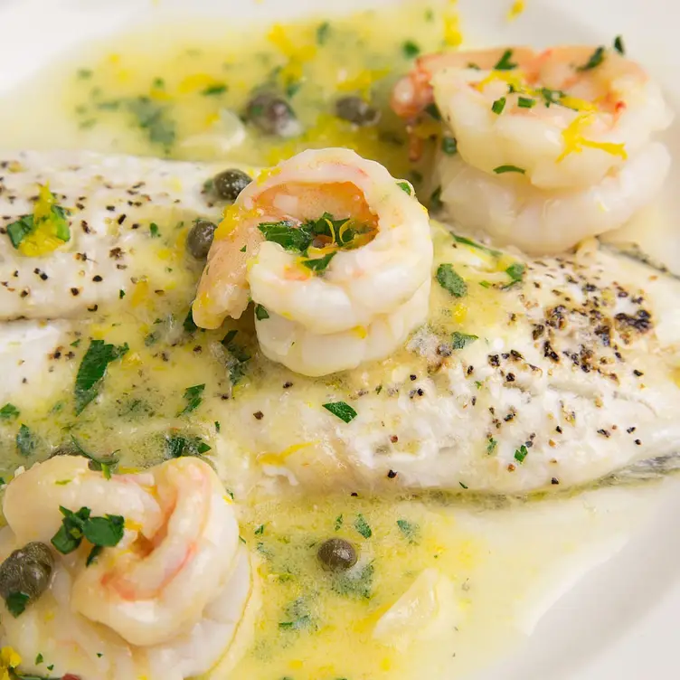 Bronzino Filet With Shrimp - La Strada Italian Restaurant|BYO, Huntingdon Valley, PA