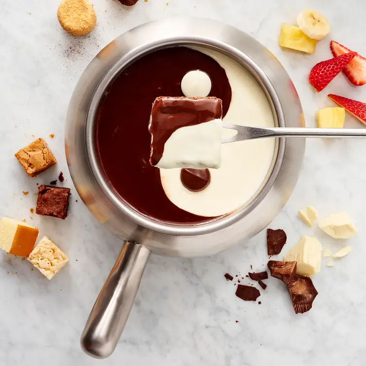 Yin Yang Chocolate Fondue - The Melting Pot - Pensacola, Pensacola, FL