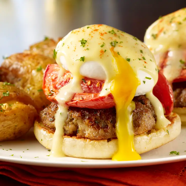 Meatball Benedict - Maggiano's - Willow Bend, Plano, TX