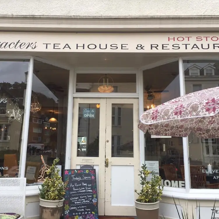 Restaurant Entrance - Afternoon Tea at Characters Teahouse, Llandudno, Gwynedd