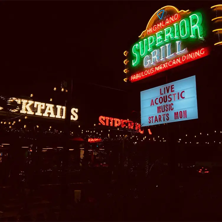 Highland-sign - Superior Grill - Highland, Baton Rouge, LA